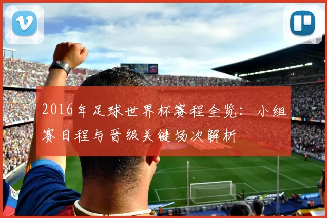 2016年足球世界杯赛程全览：小组赛日程与晋级关键场次解析